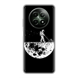 Силиконовый Чехол с принтом "Космонавты" на RealMe 12 5G – Космонавт