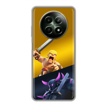 Чохол з героями Клеш Рояль для RealMe 12 5G (Варвар проти Пекка)