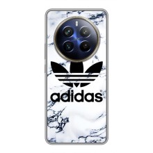 Чохли Адидас для Realme 12 Plus (AlphaPrint) (Адідас на мраморі)