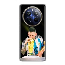 Чохли для Realme 12 Plus (Leo чемпіон) (AlphaPrint) (Кубок Мессі)