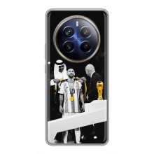 Чохли для Realme 12 Plus (Leo чемпіон) (AlphaPrint) (Мессі коронований)