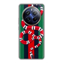 Чохли  GUCCI для РеалМі 12 Плюс (AlphaPrint) (Gucci змія)