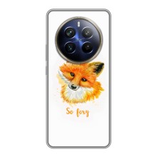 Чохли з картинкою Лисичка для Realme 12 Plus (VPrint) (Дівчинка Лиса)