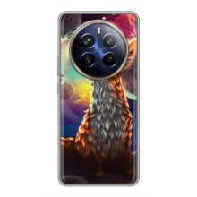 Чохли з картинкою Лисичка для Realme 12 Plus (VPrint) (Лисичка в космосі)
