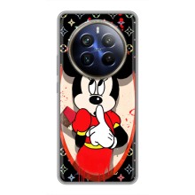 Чехол Disney Mouse Realme 12 Plus (PREMIUMPrint) – Минни Маус ЛВ