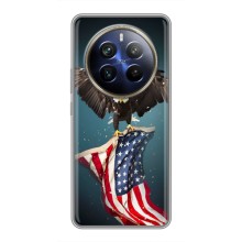 Чохол Прапор USA для Realme 12 Plus – Орел і прапор