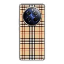 Чехол с Брендами одежды на Реали 12 Плюс – Burberry стиль