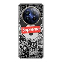 Чехол с Брендами одежды на Реали 12 Плюс – Supreme Маус