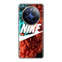 Чохол для Realme 12 Plus - з принтом Найк (AlphaPrint) (Димчастий найк)