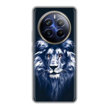 Чохол з картинкою ЛЕВ для Realme 12 Plus (VPrint) (Синій Лев)