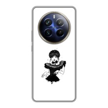 Чохли Венсдей на Realme 12 Plus Уенсдей (AlphaPrint) (танець Венздей)