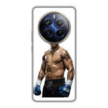Чехол с картинкой Александр Усик для Realme 12 Plus – Усик на белом