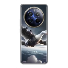 Чохол з мемом Тралалело тралала на Realme 12 Plus (Бомбардіні гусіні)