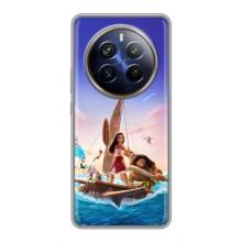 Чехол с мультфильмом Моана Realme 12 Plus (Моана и Мауи)
