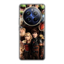 Чехол как приручить дракона на Realme 12 Plus (Персонажи дракона)