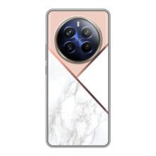 Мраморний чехол на Realme 12 Plus (VPrint) (Тройний мрамор)