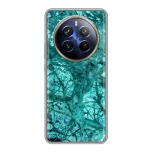 Мраморний чехол на Realme 12 Plus (VPrint) (Зелений мрамор)