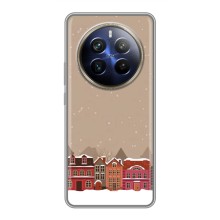 Новорічні, Святкові Чохли для Realme 12 Plus - 2024 год (Зимове місто)