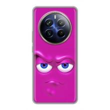 Силиконовые Чехлы (смешные стикеры) для Realme 12 Plus – Хитрая мордочка