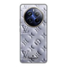 Текстурный Чехол Louis Vuitton для Реали 12 Плюс (Белый ЛВ)