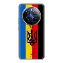 Украинские Чехлы для Realme 12 Plus с картинкой УПА (AlphaPrint) (Прапор УПА)