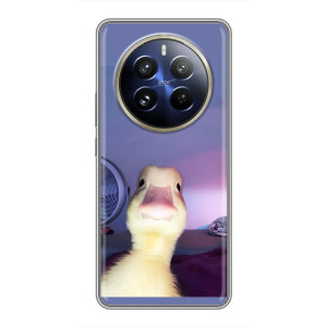 Бампер з принтом Меми для Realme 12 Pro Plus – Качка