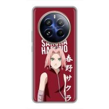 Чехлы Персонажи Аниме Наруто для Realme 12 Pro Plus (AlphaPrint) – Аниме Сакура