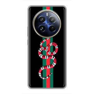 Чохли бренд ГУЧЧІ для Realme 12 Pro Plus – Змій Гуччі