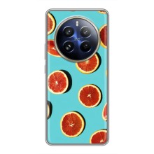 Чехлы с Фруктами для Realme 12 Pro Plus (VPrint) (Грейпфрут)