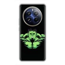 Чехлы с героями Марвел Realme 12 Pro Plus (VPrint) – Зелёный Халк