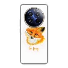 Чехлы с картинкой Лисички для Realme 12 Pro Plus (VPrint) (Девочка Лиса)