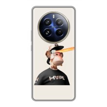 Чехлы с Обезьянами NFT для Realme 12 Pro Plus (AlphaPrint) (обезьяна NFT в очках)