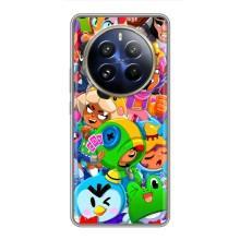 Чехол для Realme 12 Pro Plus Бравл Старс (VPrint) – Герої Бравл Старс