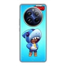 Чехол для Realme 12 Pro Plus Бравл Старс (VPrint) – Леон акула