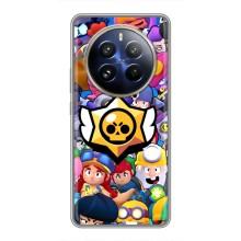 Чехол для Realme 12 Pro Plus Бравл Старс (VPrint) – Лого Brawl Stars