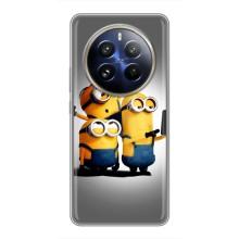 Чехол для Ребёнка на Реалми 12 Про Плюс (VPrint) – Три миньона