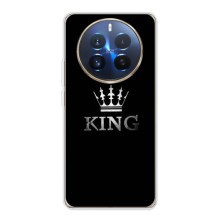 Чехол (Корона на чёрном фоне) для Реалми 12 Про Плюс – KING