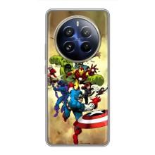 Чохол МАРВЕЛ для Реалмі 12 Про Плюс (AlphaPrint) – Герої Марвел