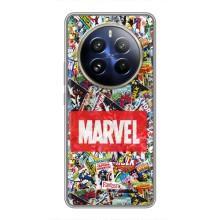 Чохол МАРВЕЛ для Реалмі 12 Про Плюс (AlphaPrint) – Марвел комікси