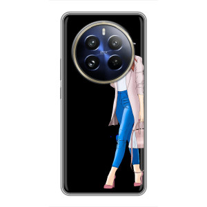 Чохол з картинкою Модні Дівчата Realme 12 Pro Plus – Дівчина з телефоном