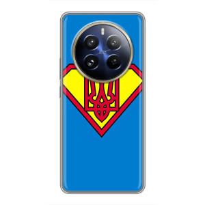 Чохол з картинкою (Патріотичний ГЕРБ) на Realme 12 Pro Plus – Герб - супер герой