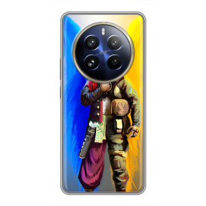 Чохол з картинкою (Патріотичний КОЗАК) на Realme 12 Pro Plus – КОЗАК  з крилами