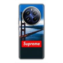Чеохол для Realme 12 Pro Plus з картинкою Supreme (AlphaPrint) – Стиль Supreme