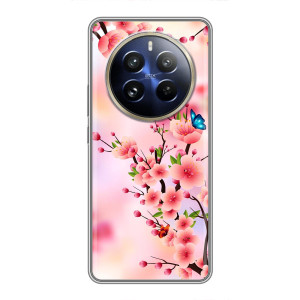 Чохол з картинкою Сакури на Realme 12 Pro Plus – Метелики на сакурі