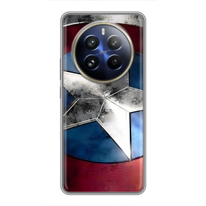 Чехол с Щитом Капитана Америки на Realme 12 Pro Plus – Щит Капитана Америки