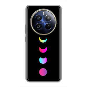Чехол (ТПУ) с планетами на Realme 12 Pro Plus – Полнолуние