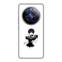 Чехлы Венсдей на Realme 12 Pro Plus Уэнсдей (AlphaPrint) (танец Уэнздей)