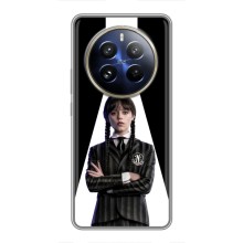 Чехлы Венсдей на Realme 12 Pro Plus Уэнсдей (AlphaPrint) (W-Wednesday)