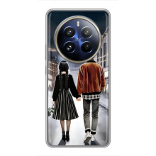 Чехол с дизайном Венздей 2 на Realme 12 Pro Plus – Уэнсдей и Тайлер