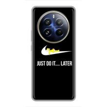 Чехол с логотипом Найк на Realme 12 Pro Plus (Nike just do it)